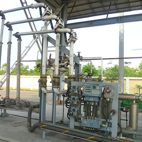 苯罐區(qū)油氣回收如何增加使用壽命呢?(圖1) 深達裝備推薦:雙邊橇